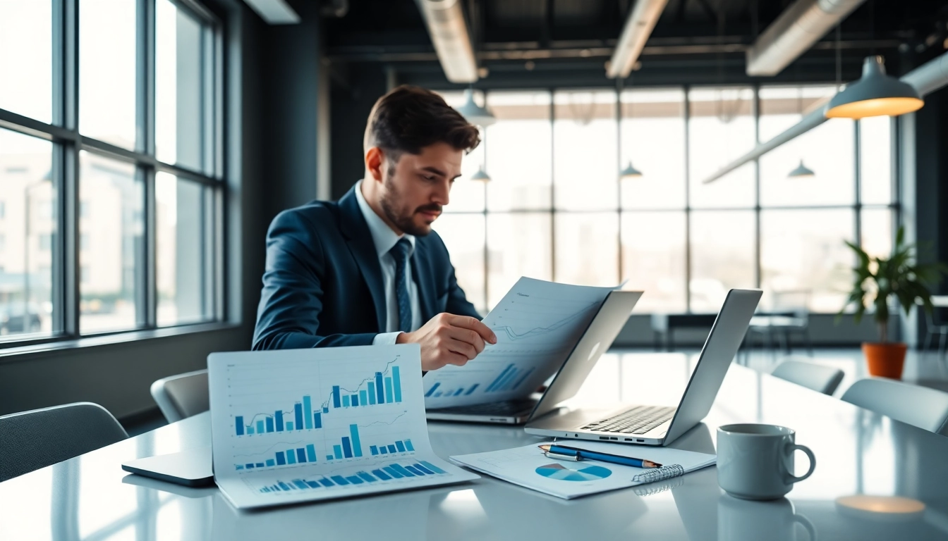 Analyze data trends to find competitor customers in a modern office environment.