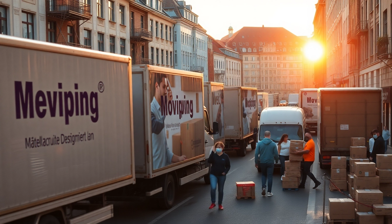 Efficient Umzug Nürnberg with professional movers handling packing and transport services.