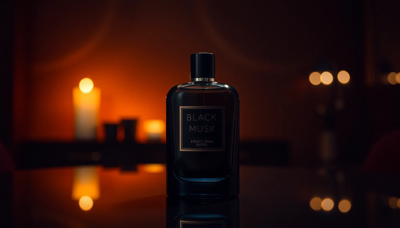 Vaporisez du Black Musk dans un cadre élégant et sophistiqué.