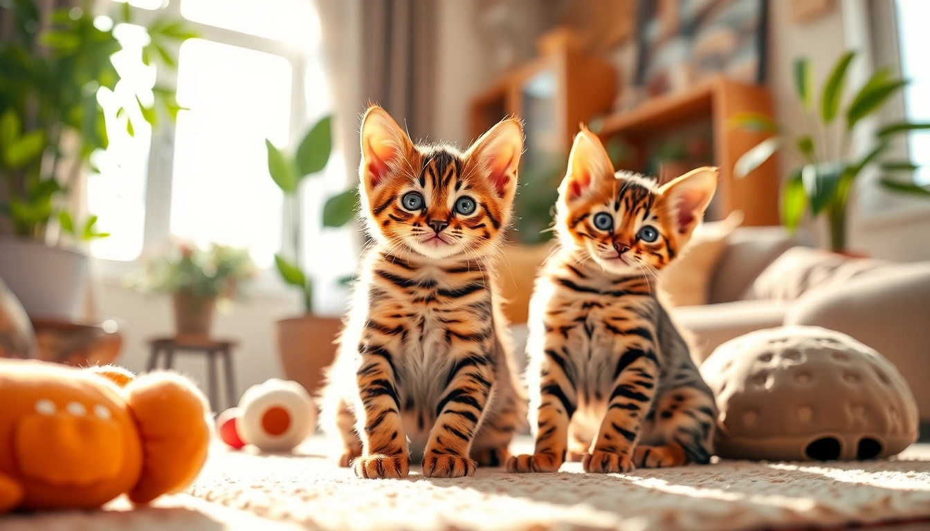 Adopt playful Bengal Kittens for Sale with stunning rosetted patterns and a bright, cozy setting.