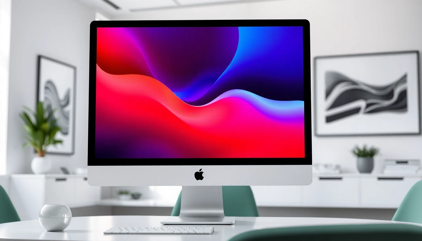 Buy Apple Pro Display XDR showcasing its sleek design in a modern office environment.