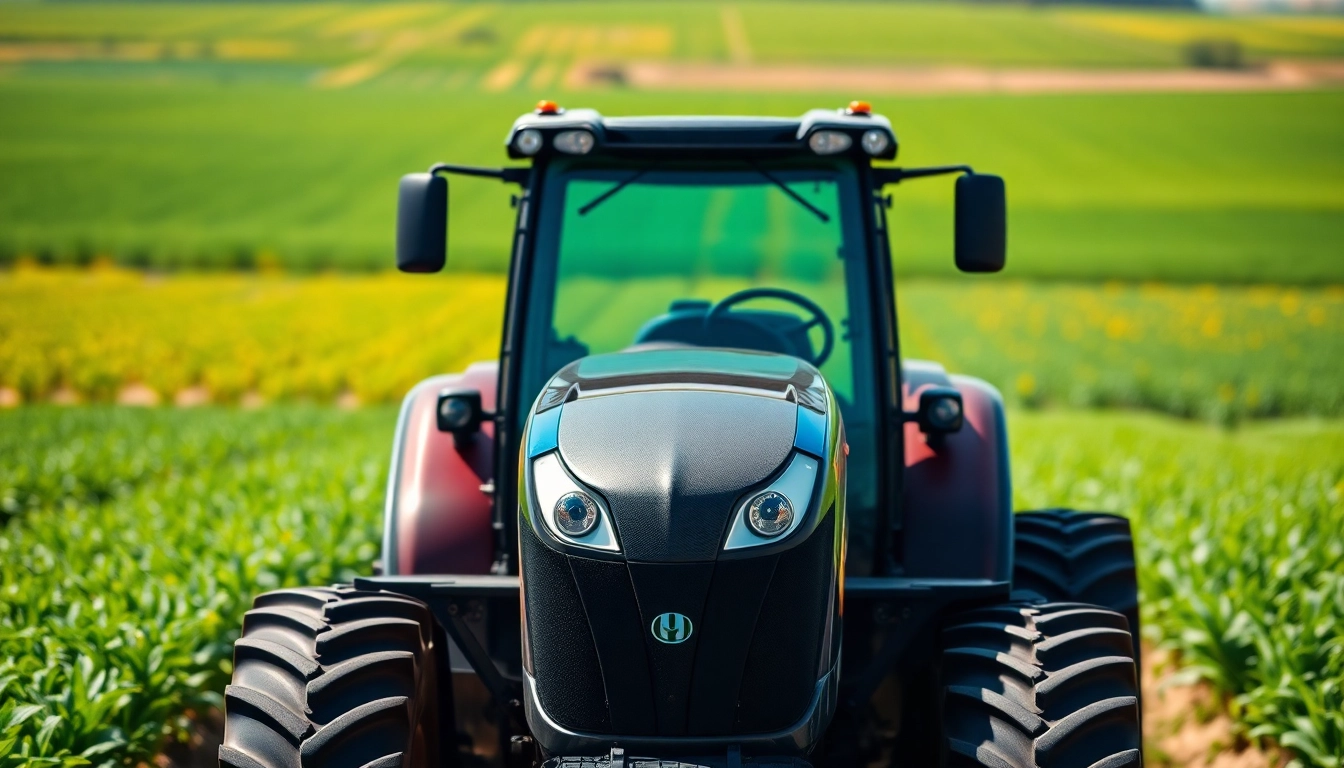 New Holland Traktoren im Einsatz auf einem lebendigen Bauernhof mit modernem Landmaschinen.