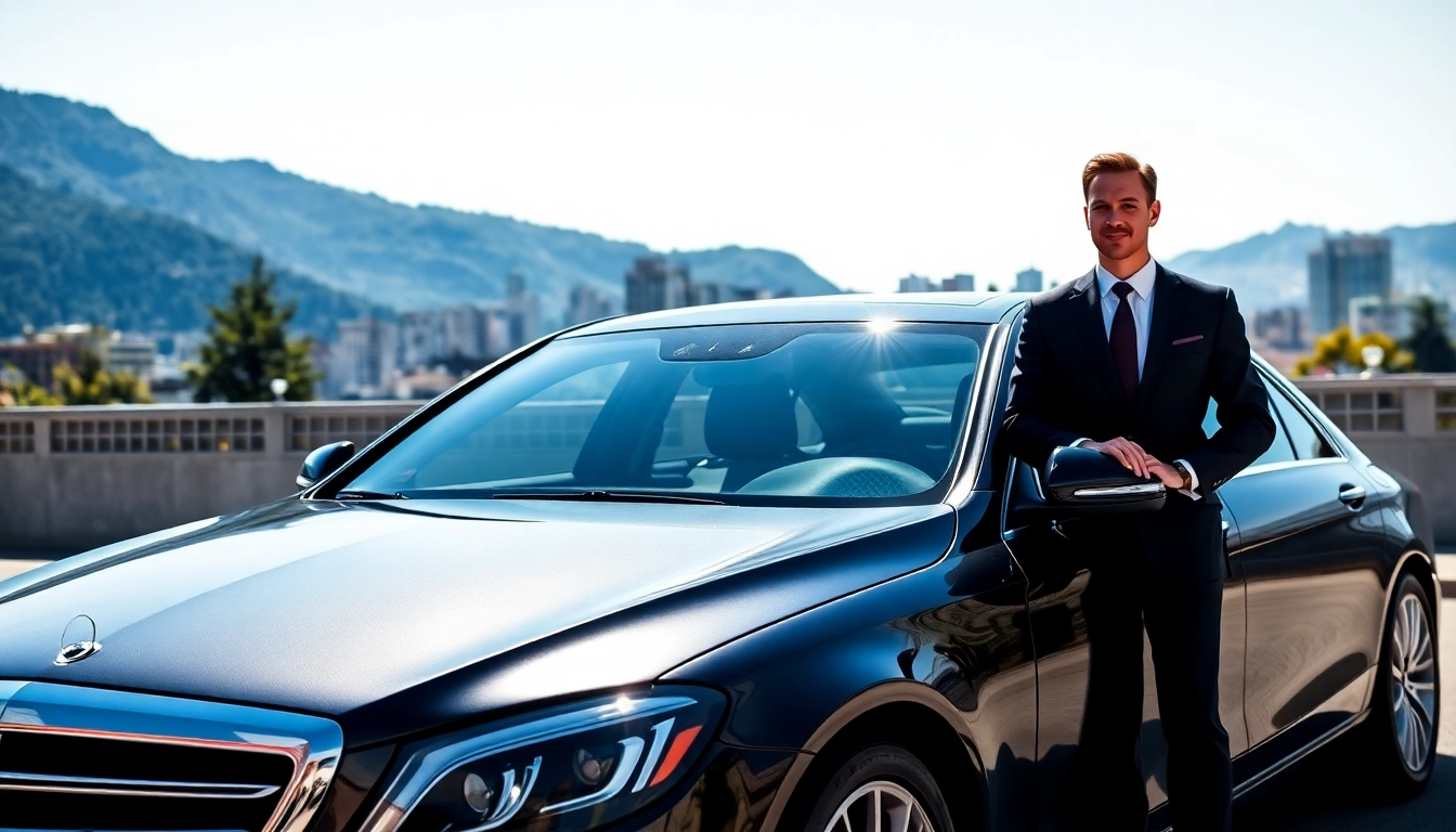 Experience luxury with top-rated car service Vancouver in a stylish setting featuring a professional chauffeur.