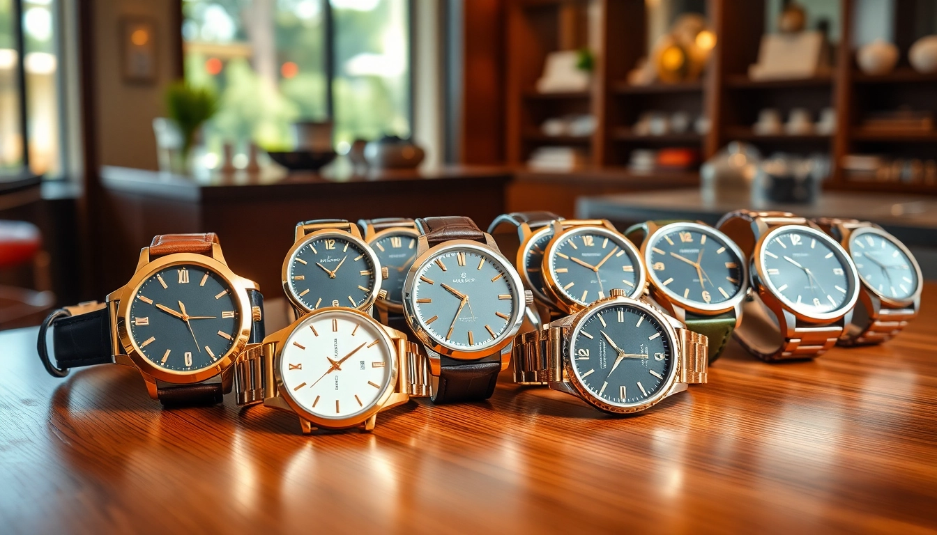 Damen Armbanduhren in verschiedenen eleganten Designs stilvoll präsentiert.