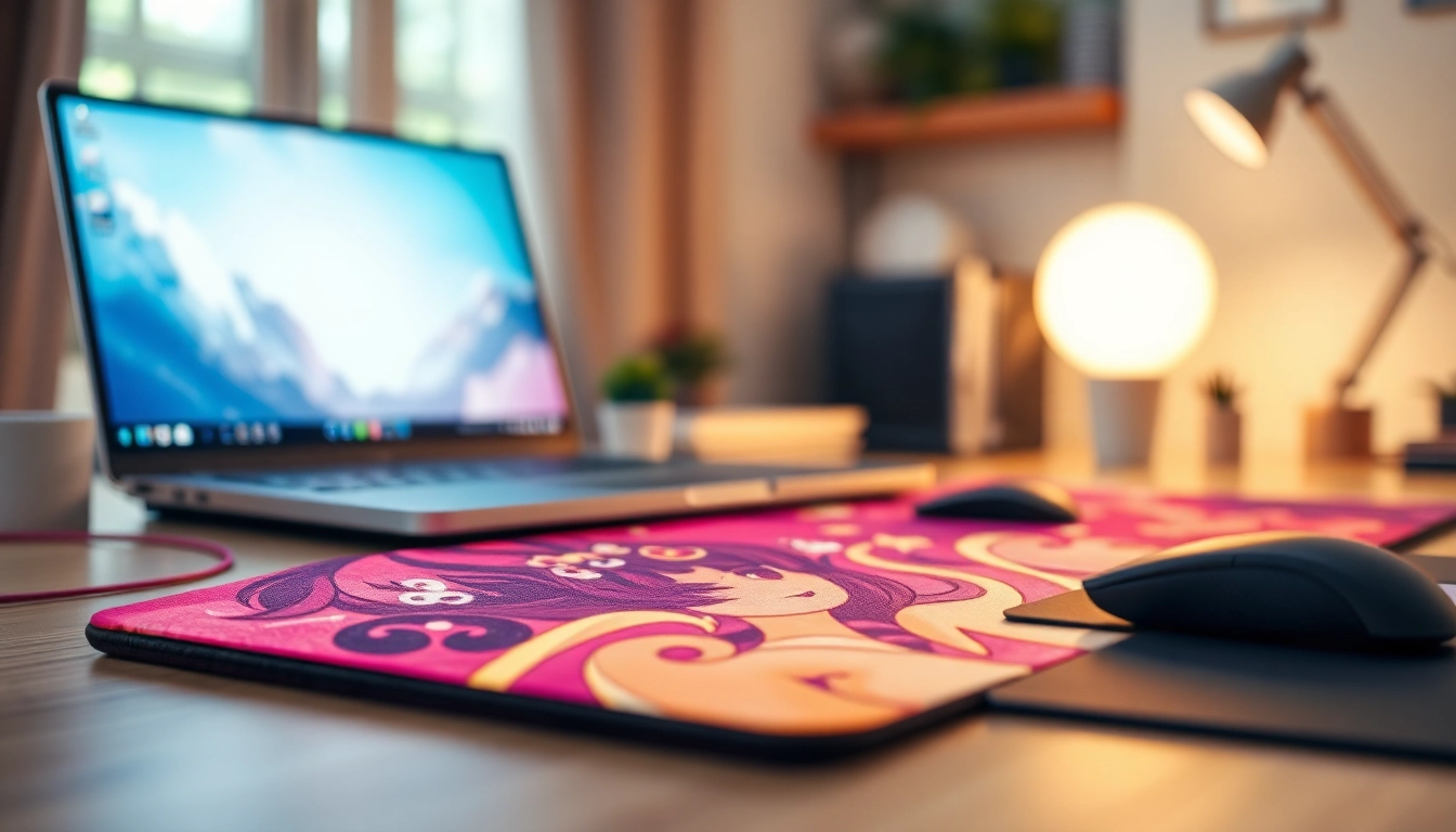 Custom 3D mouse pad with vibrant design and ergonomic wrist support enhancing comfort.