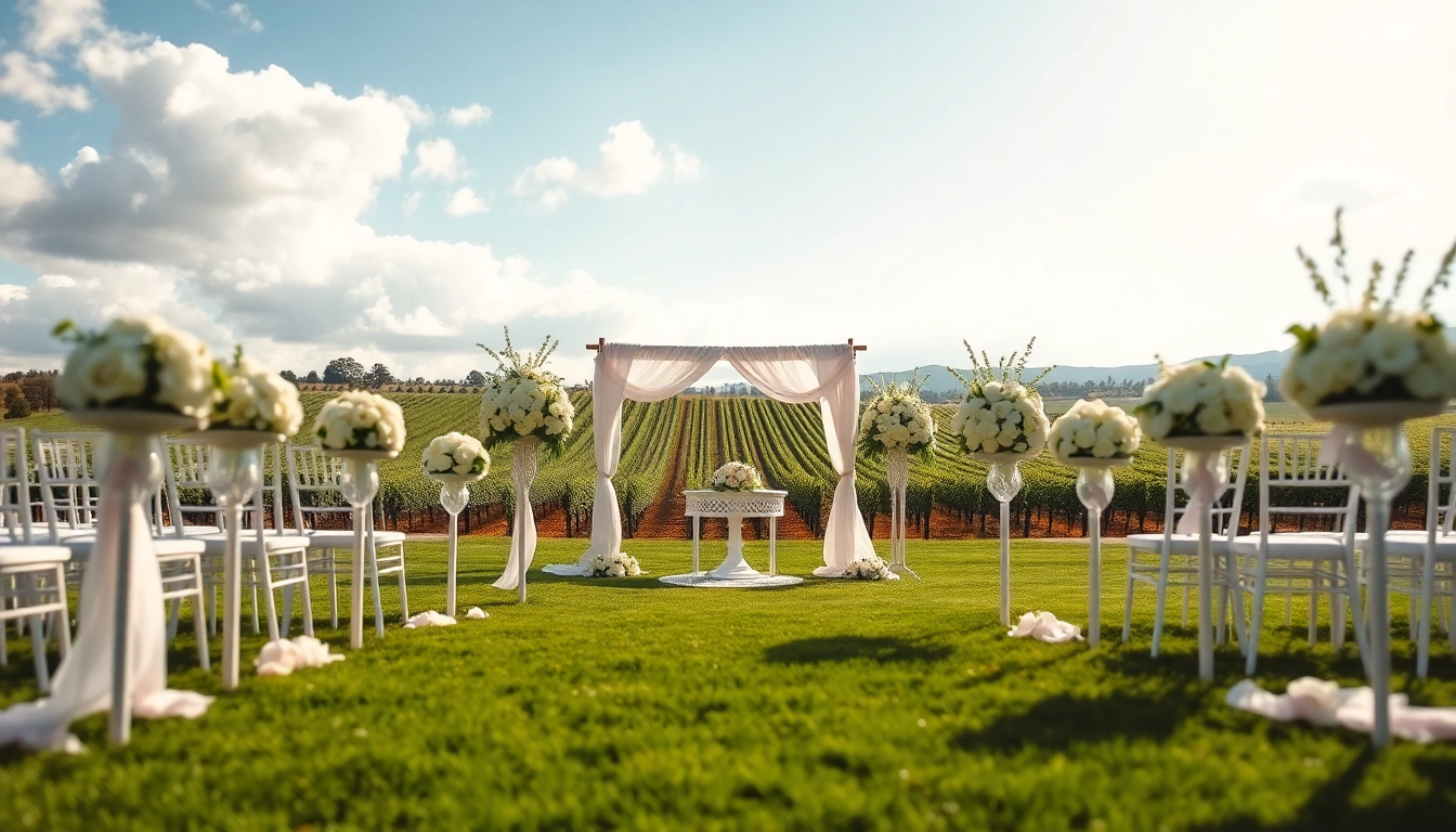 Celebrate with stunning Clarksburg wedding venues featuring elegant outdoor settings and lush landscapes.