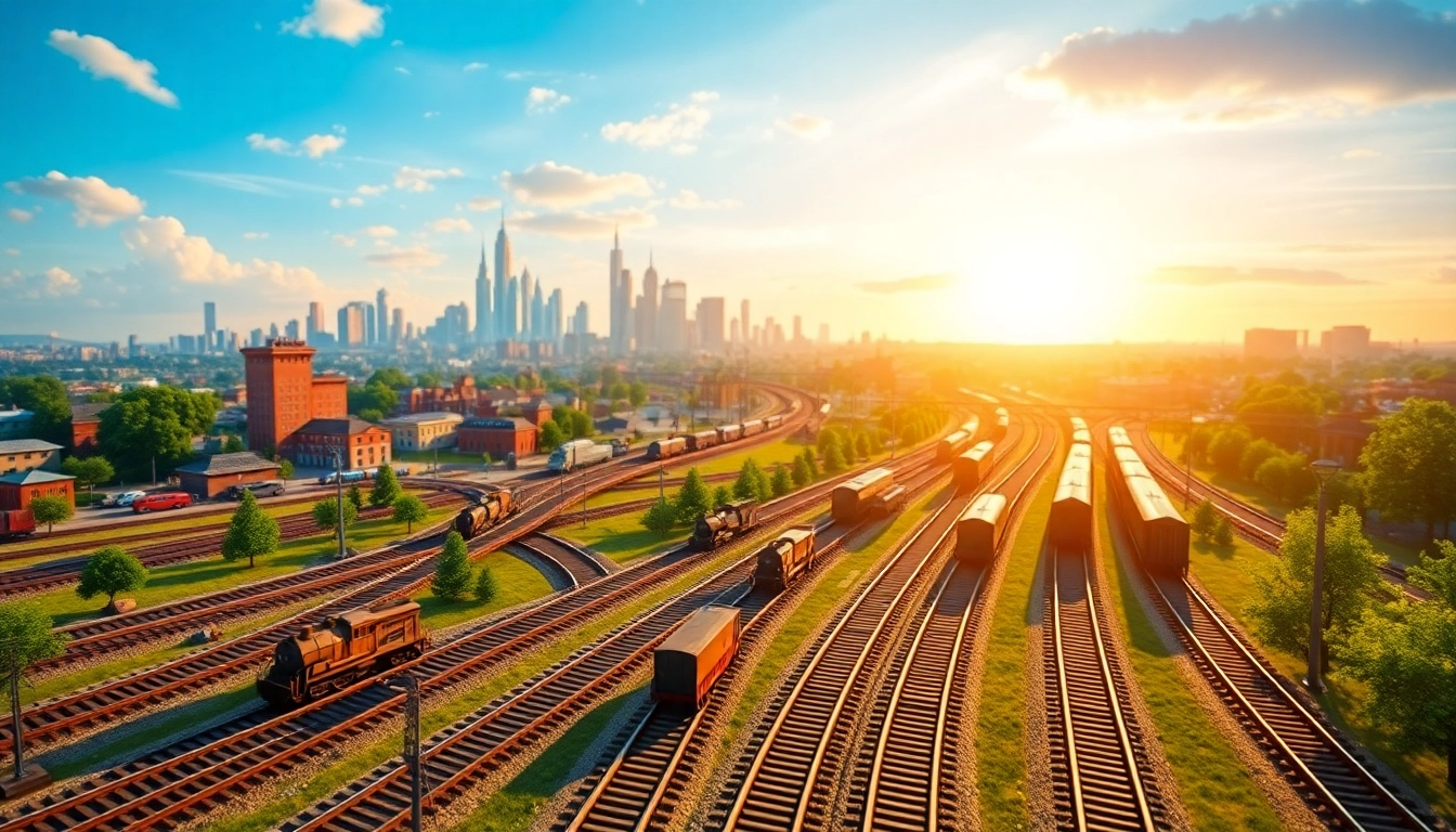 Download Railroad Tycoon free download and experience strategic gameplay in a vibrant cityscape.