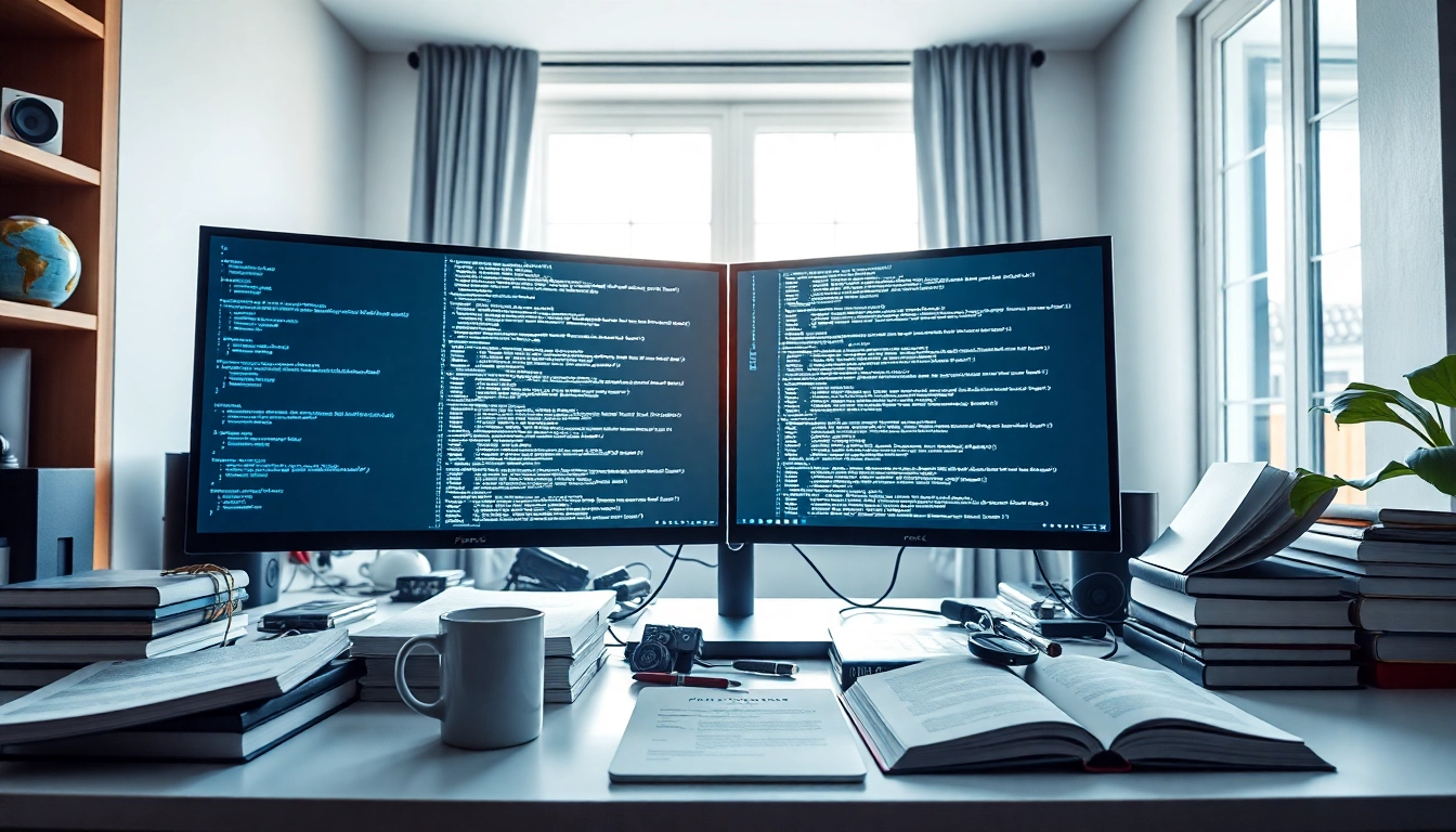 Engaging workspace with PHP code demonstrating an Advanced PHP programming course setting for aspiring developers.