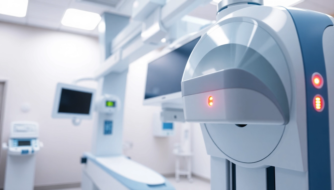Showcasing medical parker x-ray imaging technology in a modern clinical setting.